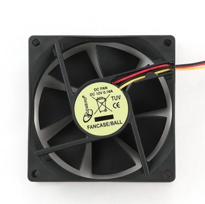 FAN 8cm, w/3P connector, BB