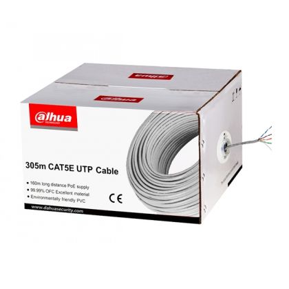 CABLE UTP Cat. 5e 305m, Dahua PFM920I-5EUN, White