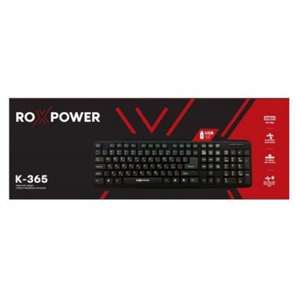 Keyboard Roxpower K-365, Black