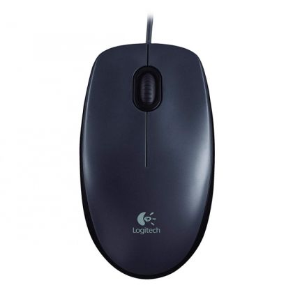 Mouse Logitech M90, Dark Gray, USB