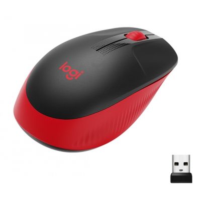 Mouse Logitech M190 Wireless Black/Red 910-005908