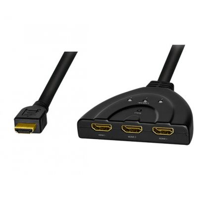 Switch HDMI 3x-1x bidirect,4K/30Hz,HD0040,LogiLink