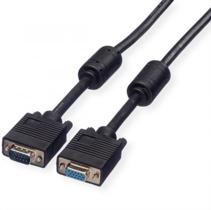 Cable VGA w/Ferrit 15M/15F, 10m, 11.04.5659