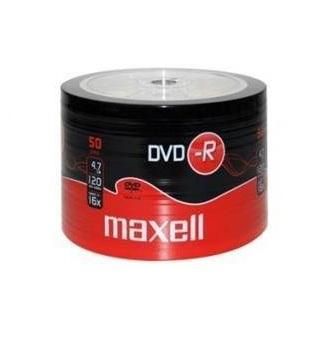 Дискове DVD-R MAXELL, 4,7 GB, 16x, 50 бр.