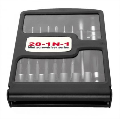 Screwdriver Set 28 in 1, Roline 19.06.2085