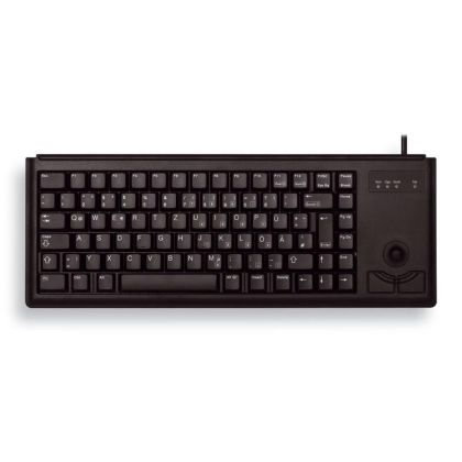 Компактна жична клавиатура CHERRY G84-4400 с Trackball