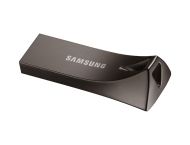 SAMSUNG BAR Plus USB flash drive Type-A 128GB 400 MB/s read 110 MB/s write resistant USB 3.1 Titan Gray with key ring