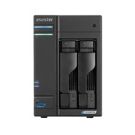 Мрежов сторидж Asustor Lockerstor AS6702T, 2 Bay NAS, Intel Jasper Lake 4C 2.0 GHz, 4GB DDR4 SODIMM, M.2 NVMe x4 slots (Diskless), USB 3.2 Gen 2x2, Dual 2.5GbE Ports, WOW (Wake on WAN), AES-NI hardware encryption, MyArchive (support btrfs and snapshot), S