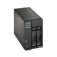 Мрежов сторидж Asustor Lockerstor AS6702T, 2 Bay NAS, Intel Jasper Lake 4C 2.0 GHz, 4GB DDR4 SODIMM, M.2 NVMe x4 slots (Diskless), USB 3.2 Gen 2x2, Dual 2.5GbE Ports, WOW (Wake on WAN), AES-NI hardware encryption, MyArchive (support btrfs and snapshot), S