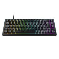 Геймърскa механична клавиатура XTRFY K5, 65% Hotswap, RGB подсветка, UK Layout Kailh Red, Черен