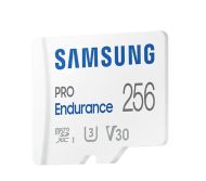 Памет Samsung 256 GB micro SD PRO Endurance, Adapter, Class10, Waterproof, Magnet-proof, Temperature-proof, X-ray-proof, Read 100 MB/s - Write 40 MB/s
