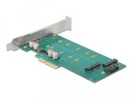 Карта PCI Express x4 Delock към 1x M.2 Key B + 1x  M.2 NVMe M.2 Key M, Low Profile