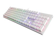 Клавиатура Genesis Gaming Keyboard Thor 303 White RGB Backlight US Layout Brown Switch