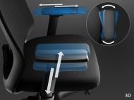 Стол Genesis Ergonomic Chair Astat 200 Black