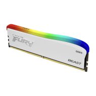 Памет Kingston FURY Beast White RGB 16GB DDR4 3200MHz KF432C16BWA16