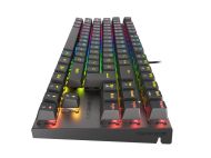 Клавиатура Genesis Mechanical Gaming Keyboard Thor 303 TKL RGB Backlight Red Switch US Layout Black