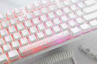 Геймърскa механична клавиатура Ducky One 3 Pure White Full Size Hotswap Cherry MX Black, RGB, PBT Keycaps