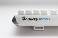 Геймърскa механична клавиатура Ducky One 3 Pure White TKL Hotswap Cherry MX Silver, RGB, PBT Keycaps