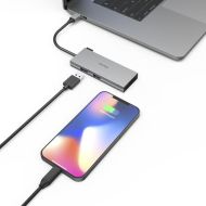 6-портов хъб USB-C, 2 x USB-A, USB-C, HDMI, SD, microSD