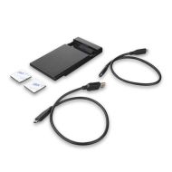 Чекмедже за твърд диск ACT AC1225, SATA, 2.5", USB-C 3.2 Gen2, Черен