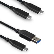 Чекмедже за твърд диск ACT AC1225, SATA, 2.5", USB-C 3.2 Gen2, Черен