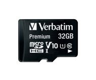 Памет Verbatim Premium micro SDHC 32GB Class 10 (Incl. Adaptor)