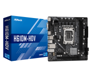 Дънна платка ASRock H610M-HDV, LGA1700, mATX