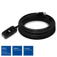 Кабел ACT AC6005 USB-A мъжко - женско, 5.0 м