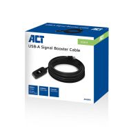 Кабел ACT AC6005 USB-A мъжко - женско, 5.0 м