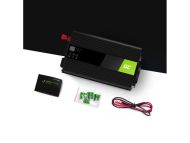 Инвертор GREEN CELL, 12/220V,  DC/AC 1000W/2000W, Модифицирана синусоида