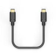 Кабел HAMA USB-C мъжко– USB-C мъжко, 1.5м,480Mb/s, позл.конектори, черен