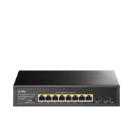 Суич Cudy GS1008PS2, L2, 8 x Gigabit Ethernet PoE ports, 2 x SFP, 128MB RAM