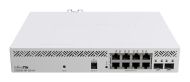 Суич MikroTik CSS610-8P-2S+IN, 8 x Gigabit Ethernet ports, 2 x SFP