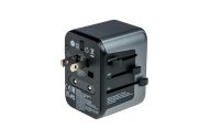 Адаптер Verbatim UTA-03 Universal Travel Adapter with 1 x USB-C PD 30W & QC 3.0 / 2 x USB-C / 2 x USB-A