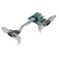 Serial card RS232, PCI-E, 2 x Com port LP, MAKKI