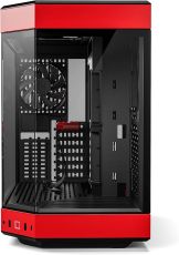 Кутия HYTE Y60 Tempered Glass, Mid-Tower, Черно и Червено