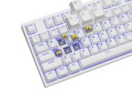 Клавиатура Genesis Gaming Keyboard Thor 404 TKL White RGB Backlight US Layout Yellow Switch