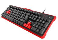 Клавиатура Genesis Gaming Keyboard Rhod 110 Red Us Layout