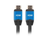 Кабел Lanberg HDMI M/M V2.0 cable 3m CU, black premium