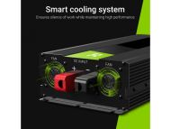 Инвертор GREEN CELL 24V/1500W  чиста синусоида