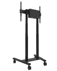 Стойка Neomounts Motorised Mobile Stand incl. storage box, 10 cm. Wheels Floor - VESA 100x100 up to 800x600