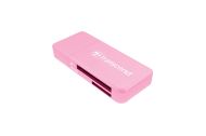 Четец за карти Transcend SD/microSD Card Reader, USB 3.0/3.1 Gen 1, Pink