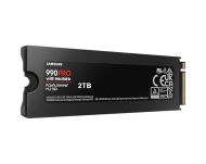 Твърд диск Samsung SSD 990 PRO 2TB Heatsink PCIe 4.0 NVMe 2.0 M.2 V-NAND 3-bit MLC, 256-bit Encryption, Read 7450 MB/s Write 6900 MB/s