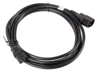 Кабел Lanberg extension power supply cable IEC 320 C13 -> C14 3m VDE, black