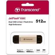 Памет Transcend 512GB, USB3.2, Pen Drive, TLC, High Speed, Type-C