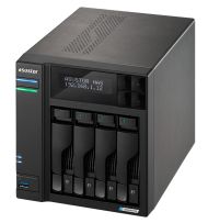 Мрежов сторидж Asustor Lockerstor AS6704T, 4 Bay NAS, Intel Jasper Lake Quad-Core 2.0GHz, 4GB RAM DDR4, 2.5GbE x 2, M.2 SSD Slotsx4 (Diskless), USB 3.2 Gen 2x2, Toolless installation, with hot-swappable tray, hardware encryption, MyArchive, EZ connect, EZ