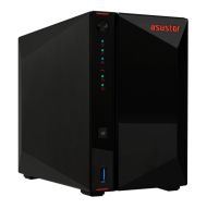 Мрежов сторидж Asustor Nimbustor AS5402T, 2 Bay NAS, Quad-Core 2.0GHz CPU, Dual 2.5GbE Ports, 4GB SO-DIMM DDR4 (Max. 16GB), Four M.2 SSD Slots (Diskless), 3x USB 3.2 Gen 1 Type A, WOW (Wake on WAN), WOL, System Sleep Mode, AES-NI hardware encryption, Blac