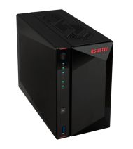 Мрежов сторидж Asustor Nimbustor AS5402T, 2 Bay NAS, Quad-Core 2.0GHz CPU, Dual 2.5GbE Ports, 4GB SO-DIMM DDR4 (Max. 16GB), Four M.2 SSD Slots (Diskless), 3x USB 3.2 Gen 1 Type A, WOW (Wake on WAN), WOL, System Sleep Mode, AES-NI hardware encryption, Blac