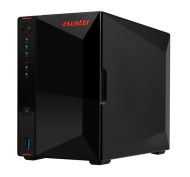 Мрежов сторидж Asustor Nimbustor AS5402T, 2 Bay NAS, Quad-Core 2.0GHz CPU, Dual 2.5GbE Ports, 4GB SO-DIMM DDR4 (Max. 16GB), Four M.2 SSD Slots (Diskless), 3x USB 3.2 Gen 1 Type A, WOW (Wake on WAN), WOL, System Sleep Mode, AES-NI hardware encryption, Blac