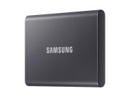 Твърд диск Samsung Portable SSD T7 2TB, USB 3.2, Read 1050 MB/s Write 1000 MB/s, Titan Gray